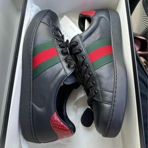 Gucci Ace Black leather